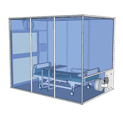 Negative pressure Isolation Canopy.
