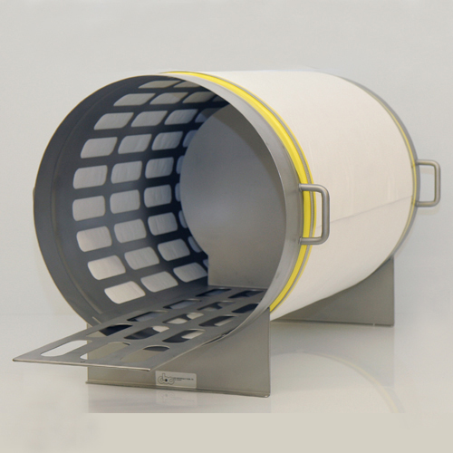 Filter media for sterilizing cylinders.